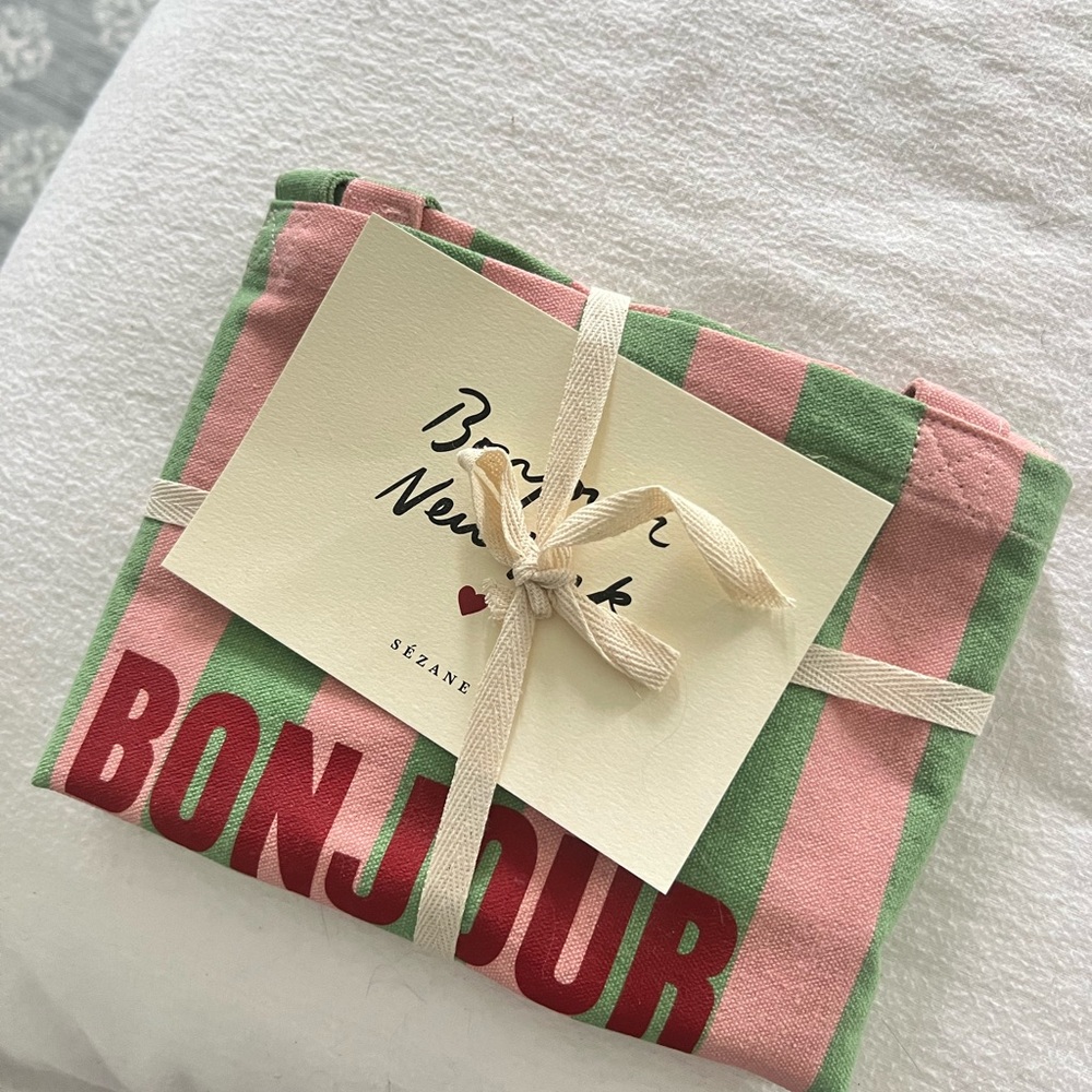 Sézane canvas tote bag